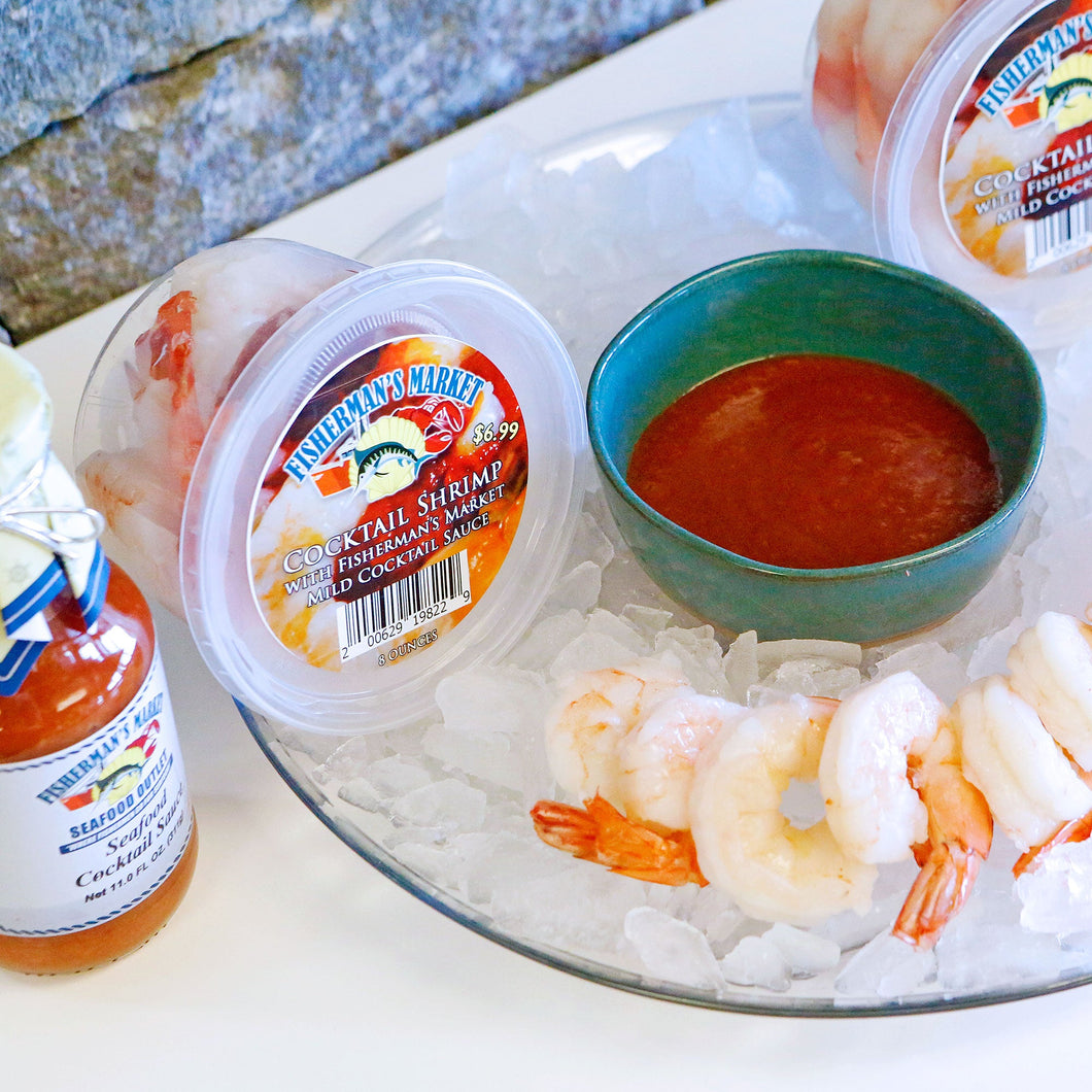 8 oz Shrimp Cocktail with Sauce Fisherman's Market Seafood Outlet
